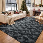 5x7 Ft Large Shag Rugs for Bedroom Living Room for Men Boys, Tie Dyed Ultra by Cuzwlovita