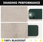 MIULEE 100% Blackout Linen Curtains - Image 7