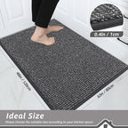 BEQHAUSE Kitchen Rugs 32"x48", Non-Slip Kitchen Mats - Image 2