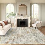 6x9 Area Rug for Living Room Washable 6x9 Non-Slip Modern Abstract Rugs for by Soalmost