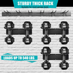 48" Garage Tool Organizer Wall Mount,Heavy Duty Adjustable Hooks