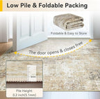 Washable Area Rugs 8'x10' Non-Slip Modern Abstract Soft - Image 6