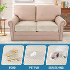 H.VERSAILTEX Velvet Stretch Couch Cushion Cover Plush Cushion Slipcover - Image 3