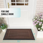 OLANLY Front Door Mat Indoor Outdoor Entrance, Waterproof All-Season, - Image 2