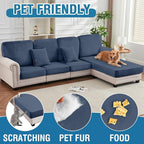 Couch Cover Velvet Chaise Cushion Cover - Image 5
