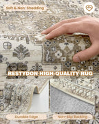 Washable Runner Rug 2.5x16, Non-Slip Long Kitchen Mats - Image 7