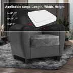 Leather Look Couch Cushion Covers Sofa Seat Slipcovers Sets Couches Furniture - Image 3