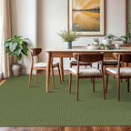 KOZYFLY Washable Area Rug 6x9 ft Rubber Backed Non Slip Rugs - Image 2