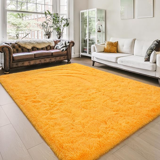 Amearea Shag Fluffy Area Rug for Bedroom Girls Living Room, Extra Soft and by AmeareaDirect