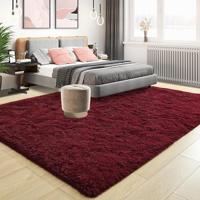 Tepook Area Rugs 9x12 for Living Room, Super Soft Fluffy Rugs for Bedroom - Image 2