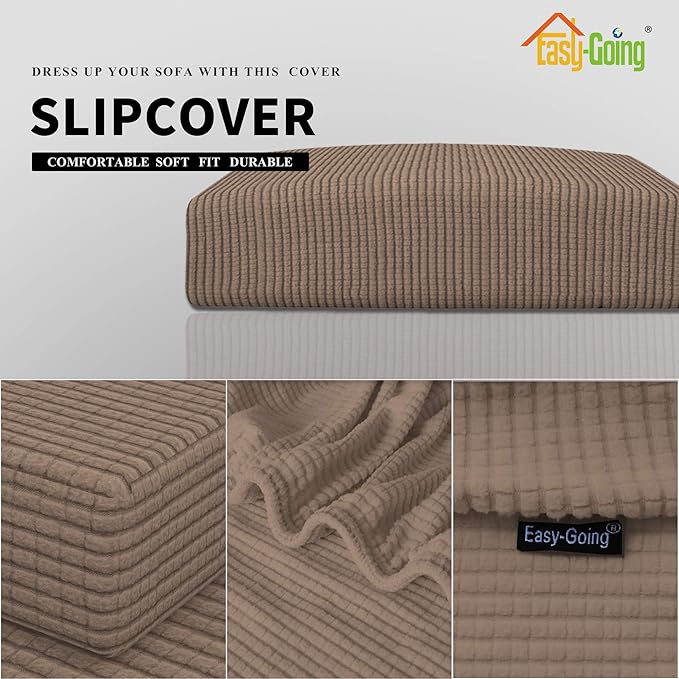 Easy-Going Stretch Loveseat Cushion Cover Sofa Cushion Furniture Protector Sofa - Image 3
