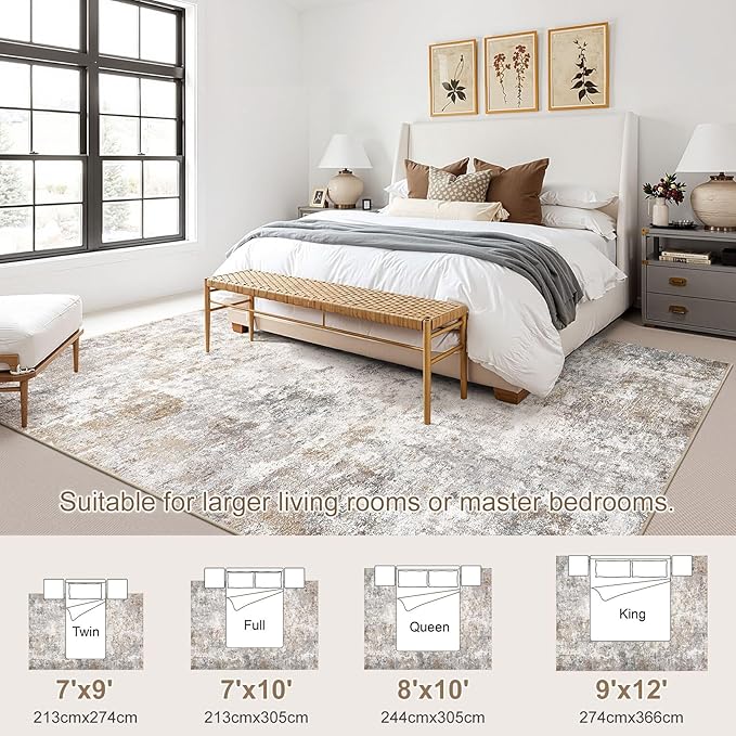 UERMEI 7x10 Area Rug Living Room Rugs - Image 2