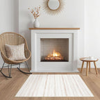 Nakagishi 2X3 Rug Washable Area Rug: Small Soft Boho Farmhouse Neutral Moroccan - Image 7