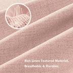 MIULEE 100% Blackout Linen Curtains - Image 3