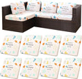 8Pcs Stretch Patio Cushion Covers, Outdoor Couch Covers Replacement, Outdoor by BIETYONE