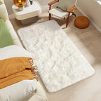 LOCHAS Ultra Soft Indoor Modern Area Rugs 2' x 4', Fluffy Living Room Carpets - Image 2