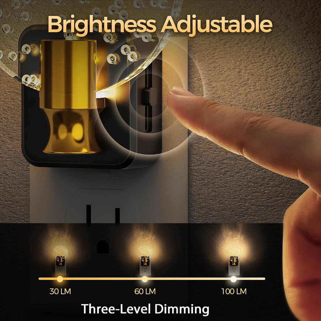 DORESshop LED Night Light[2 Pack], Decorative Night Light Plug Into Wall