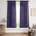Purple Curtains 63 Inches Long 2 Panel Sets by Nanspring