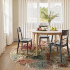 Washable Area Rugs 8ft Non-Slip Modern Abstract Soft - Image 2