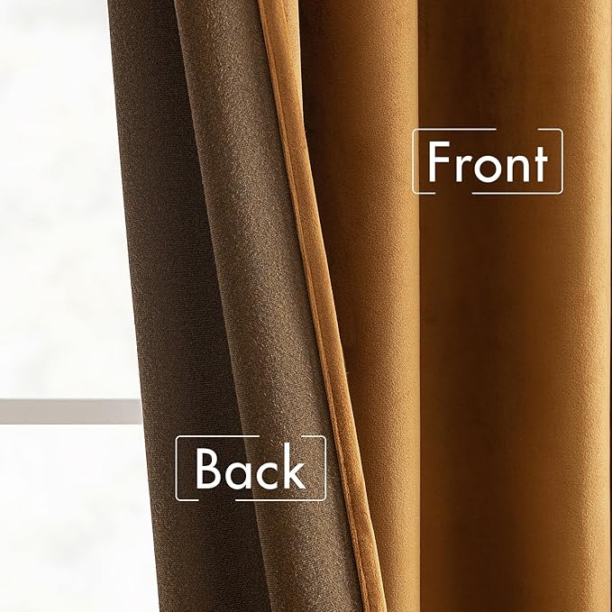MIULEE Velvet Curtains 108 inches - Image 6