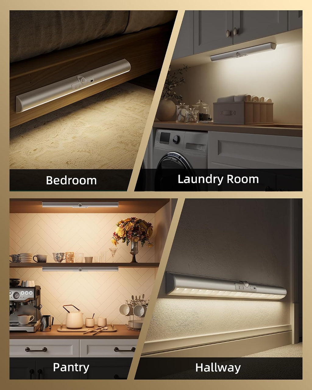 EZVALO 17-Inch Closet Lights, Motion Sensor Lights Indoor