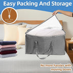 Gray Moving Bags 200LB Heavy Duty 12 Pack Storage Bags