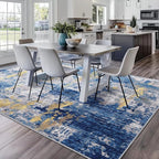Washable Area Rugs Square 10ft Non-Slip Modern Abstract Soft - Image 8