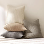 MIULEE Boho Farmhouse Neutral Cream Throw Pillow Covers 18x18 Inch Set of 4 - Image 6