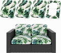hyha 4Pcs Patio Cushion Covers, Stretch Outdoor Couch Cushion Covers, Washable by hyha