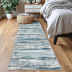 KOZYFLY Modern Abstract Runner Rug, 2x7 Kitchen Rugs Non-Slip Washable Soft - Image 7
