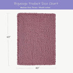 Bigacogo Chunky Knit Throw Blanket - Image 2