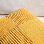 Fancy Homi 2 Packs Gold Yellow Lumbar Decorative Throw Pillow Covers 12x24 Inch - Image 3