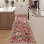 Rugcomf Runners for Hallways Kitchen Runner Rug Non Slip 2'x 10' Long Washable - Image 2