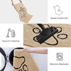 Smiry Dog Door Mat for Muddy Paws, Absorbent Dirt Trapper Non Slip Quick Dry - Image 6