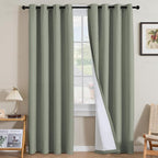 H.VERSAILTEX Linen Curtains 100% Blackout Curtains by HVERSAILTEX