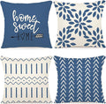 YCOLL Pillow Covers 22x22 Set of 4, Modern Sofa Throw Pillow Cover, Decorative by PillowCoversExpert
