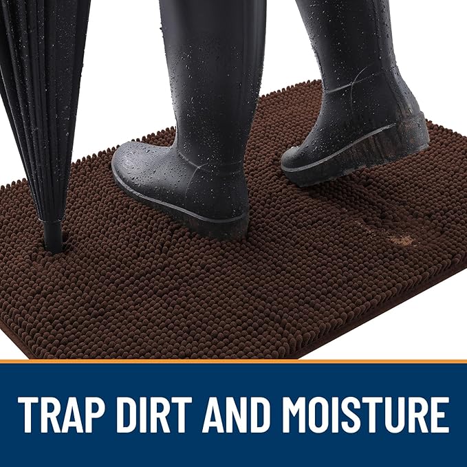 OLANLY Dog Door Mat for Muddy Paws 59x20, Absorbs Moisture and Dirt, Absorbent - Image 2