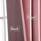 MIULEE Velvet Curtains 108 inches Long 2 Panels - Image 5