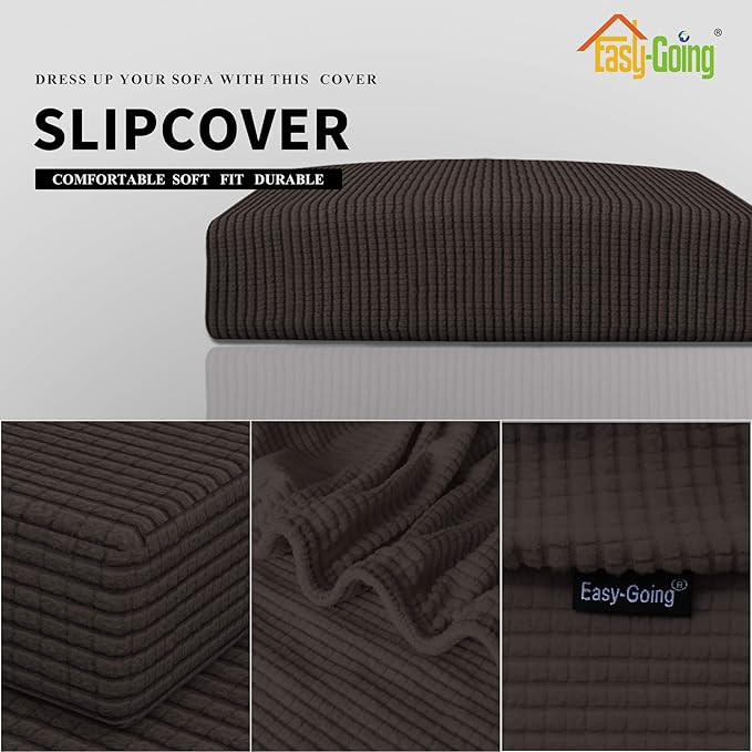 Easy-Going Stretch Loveseat Cushion Cover Sofa Cushion Furniture Protector Sofa - Image 3