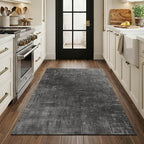 Latte&Fog 3x5 Entryway Rug Indoor, Modern Abstract Washable Area Rug, Boho Non - Image 3