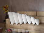 LANE LINEN 26x26 White Throw Pillow Inserts – Pack of 2 White, Fluffy - Image 9