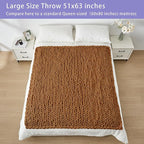 Bigacogo Chunky Knit Throw Blanket - Image 5