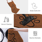 Smiry Dog Door Mat for Muddy Paws, Absorbent Dirt Trapper Non Slip Quick Dry - Image 6