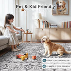 Lofus 6x9 Area Rugs for Living Room, Washable Area Rug, Rugs for Bedroom - Image 3