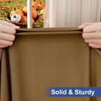homing Rectangle Table Cloth Cover 8 Foot Brown Elastic Fitted Tablecloth