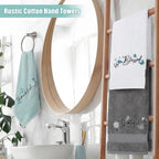Decorative Hand Towels for Bathroom, Blessed Embroidered 3 Pack