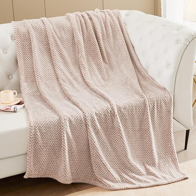 Exclusivo Mezcla Fleece Bed Blanket Queen Size, Super Soft and Warm Blankets - Image 5