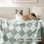 Bedsure GentleSoft Checkered Throw Blanket - Image 5