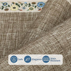 GarveeHome 4x6 Area Rugs for Bedroom Living Room Machine Washable Rugs Floral - Image 3