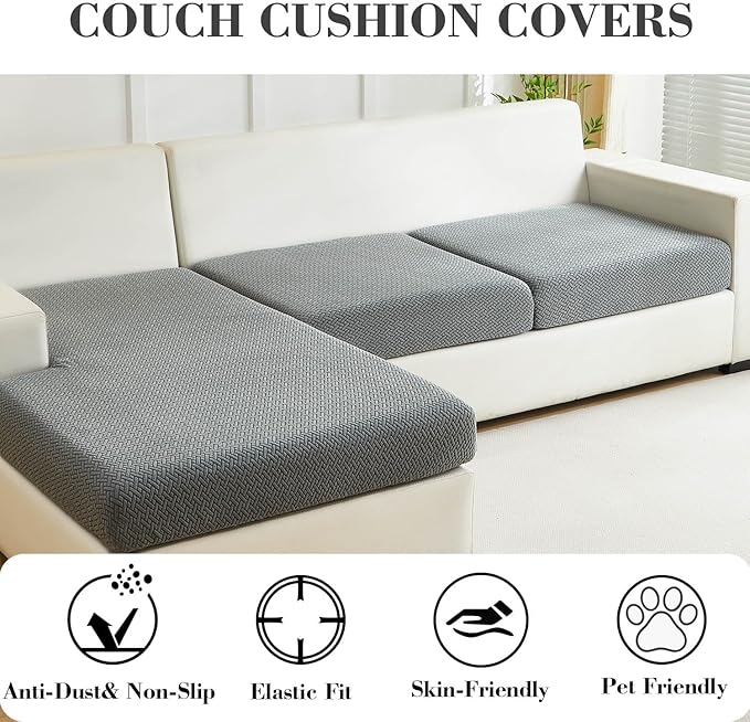 Sofa Covers Couch Covers for Sofa Pet Friendly Couch Cushion Covers Universal - Image 3